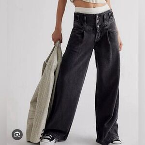 We The Free Super Sweeper Wide Leg Jeans